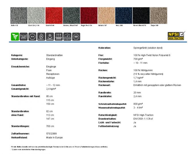 Beschreibung Sauberlauf auf fussmatte.at